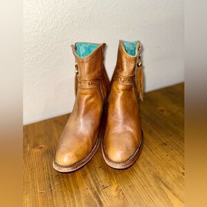Tan Leather Ankle Boots